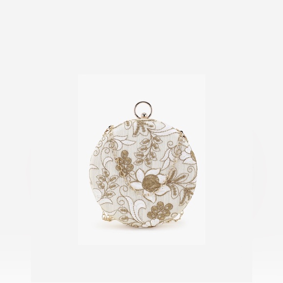 Embroidered box clutch - Picture 2 of 6